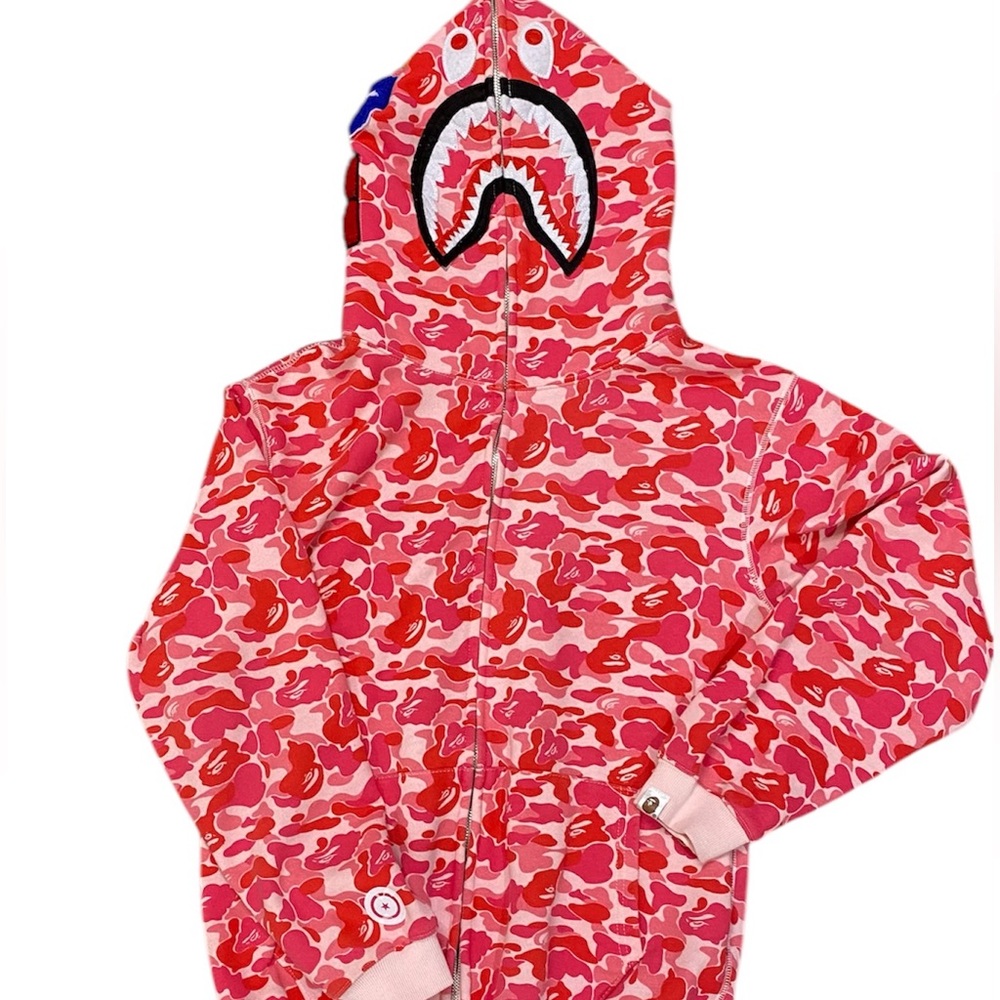 ABC CAMO SHARK FULL ZIP HOODIE LADIES